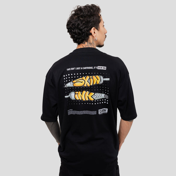 CAMISETA SKIN-SHIRT CARTUCHO PRETO