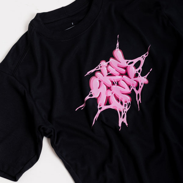 CAMISETA SKIN-SHIRT CHICLETE PRETA