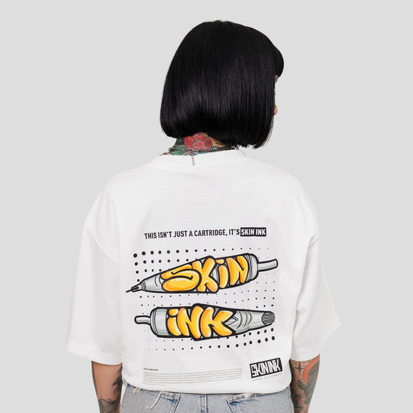 CAMISETA SKIN-SHIRT CARTUCHO BRANCA