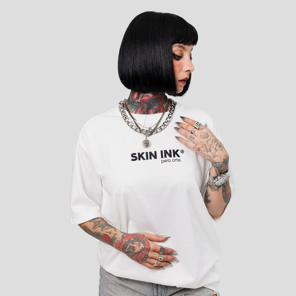 CAMISETA SKIN-SHIRT CARTUCHO BRANCA