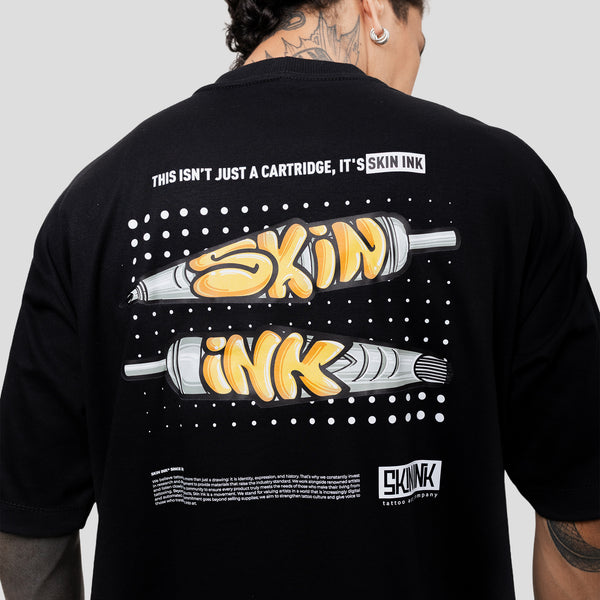 CAMISETA SKIN-SHIRT CARTUCHO PRETO