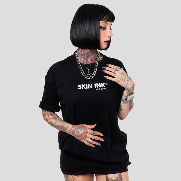 CAMISETA SKIN-SHIRT CARTUCHO PRETO
