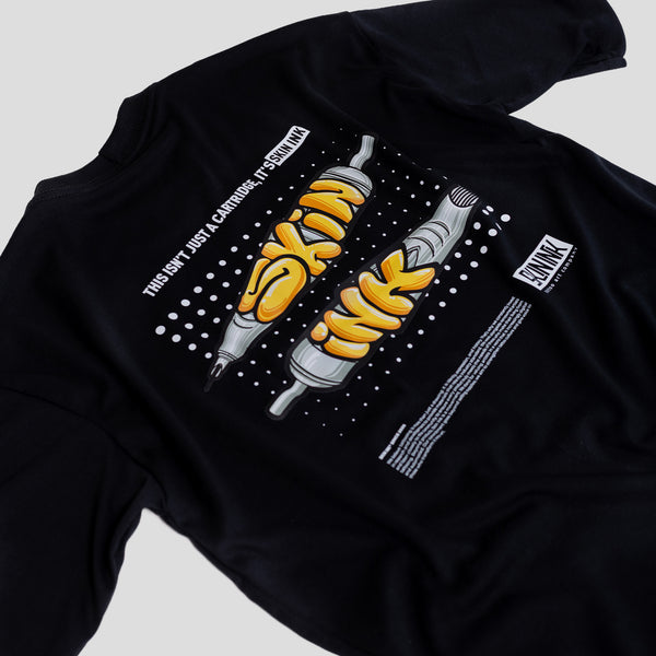 CAMISETA SKIN-SHIRT CARTUCHO PRETO