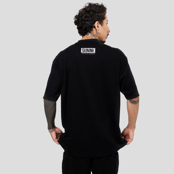 CAMISETA SKIN-SHIRT CHICLETE PRETA